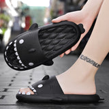 Women Casual Outdoor Shoes Men Summer Sandals Light Flip Flop Clogs Slip-On Couple Home Bathing Slipper Mart Lion   
