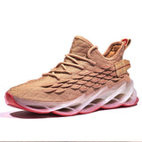 Men's Running Shoes Cushion Outdoor Brand Sports Jogging Sneakers Trainers Walking Zapatos De Hombre Mart Lion brown 9116 39 