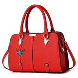 Bags Women Leather Handbags Ladies Hand Bags Purse Shoulder Bags Mart Lion red-2 28x10x20cm 
