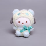 12cm Sanrio Cartoon Plush Toy Kawali Kuromi Hello Kitty My Melody Cinnamoroll Soft Stuffed Doll Pendant Toys Kids Xmas Mart Lion   