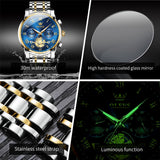 Men Watches Classic Roman Scale Dial Luxury Wrist Watch Quartz Waterproof Luminous Male reloj Mart Lion   