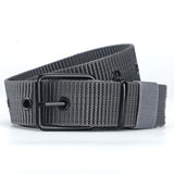 Men's Belts Army Military Canvas Nylon Webbing Tactical Belt Casual Designer Unisex Belts Sports Strap Jeans Mart Lion Gray China 120cm