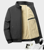 Large Winter Jacket Men's Streetwear Casual Warm Corduroy Outwear Thick Cotton-Padded Varsity Coat Parkas Mart Lion   