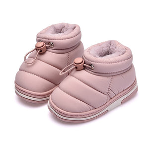 Winter Boots for Toddler Girl Shoes Flat Heels Plush Kids Indoor Home Shoes Non-slip Baby Girl Mart Lion - Mart Lion