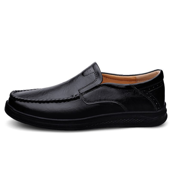 Super Soft Men's Loafers Slip On Casual Footwear Genuine Leather Shoes Mart Lion   