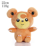 16-25cm Pokemon Series Plush Toys Pikachu Charmander Eevee Classic Anime Cartoon Stuffed Doll Mart Lion Teddiursa  