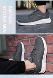 Casual Shoes Men's Sneakers Lace-Up WaterProof Leather Walking Lightweight Non-slip Footwear Zapatos Hombre Mart Lion   