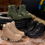 0 New Boots Men Military Special Force Desert Combat Shoes Men Outdoor Hunting Trekking Camping Boots Man Tactical Boot Work Shoes Mart Lion - Mart Lion