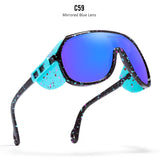 Polarized Cycling Sunglasses Men's Mirrored lens TR90 Frame Women Outdoor sport Bicycle Glasses Goggles Eyewear UV400 Mart Lion C59  