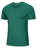 Soft Summer T-shirts Men's Anti-UV Skin Sun Protection Performance Shirts Gym Sports Casual Fishing Tee Tops Mart Lion Emerald Green CN L (US M) China