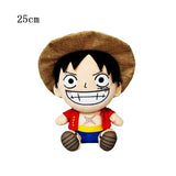 25cm One Piece Plush Stuffed Toys Luffy Zoro Chopper Ace Law Cartoon Anime Figure Doll Kids Kawaii Decor Mart Lion 25cm Luffy B China