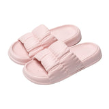 Women Home Shoes Thick Platform Slipper Summer Beach Flip Flops Soft Sole Flat Mute Non-slip Slides Beach Sandal Mart Lion Pink 36-37 