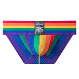 Jockmail Underwear Men's Briefs Slips Penis Pouch Panties Bikini Brief Cueca Gay Hombre Breathable Underpants Rainbow Mart Lion   