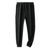  Men's Summer Black  Jogging Casual Pants Sports Lace-Up Solid Color Loose Stretch Pencil Pants Outdoor Cool Casual Pants Mart Lion - Mart Lion