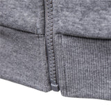 Autumn Winter Cotton Hoodied Men's Sweatshirts Solid Hoody Fleece Thick Hoodies Sportswear Zipper Sweatshirts Mart Lion   