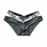 Men's Underwear Cueca Masculina Gay Jockstrap Low-Rise Ropa Interior Hombre Slip Homme Briefs Calzoncillos Mart Lion Dark Grey M 1pc