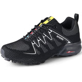 Men's Running shoes Outdoor Lightweight Air cushion Marathon Sneakers Jogging Training Travel Casual Sport Shoes Mart Lion K100 black 39 