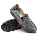 Espadrilles for Men's Loafers Summer Canvas Casual Shoes Handmade Weaving Fisherman Mart Lion Gray 39 