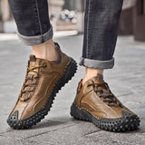 Leather Casual Shoes Breathable Sneakers Driving Loafers Moccasins