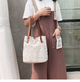  Simple Summer Mori Lace Female Trend Handbag Shoulder Bag Mother Female Bag Mart Lion - Mart Lion