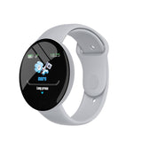 D18 Pro Smart Watch Men Women Bluetooth Fitness Tracker Bracelet Sport Heart Rate Blood Pressure Kids Smartwatch for IOS Android Mart Lion Grey  