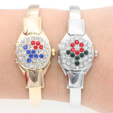  Women Watch Ladies Diamond Watches Rhinestone Bracelet Wrist Female reloj de mujer Mart Lion - Mart Lion