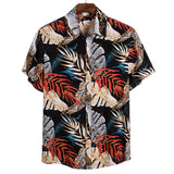 Summer Men's Beach Hawaiian Shirts Casual Vacation Street Short Sleeve Street Shirts Tops Mart Lion E588494A XXL China