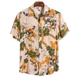 Summer Men's Beach Hawaiian Shirts Casual Vacation Street Short Sleeve Street Shirts Tops Mart Lion Color 5 XXL China