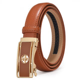 Women Belt Designer Brand Real Genuine Leather Strap Automatic Buckle Belts Pasek Damski Riem Mart Lion Auburn China 95cm