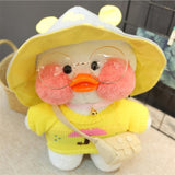 Kawaii Cartoon LaLafanfan 30cm Cafe Duck Plush Toy Stuffed Soft Kawaii Duck Doll Animal Pillow Kids Children Mart Lion 1  