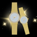 Rhinestone Diamond Women Watches Ladies Gold Watch Bracelet Female Relogio Feminino Mart Lion   