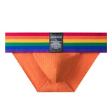 Jockmail Underwear Men's Briefs Slips Penis Pouch Panties Bikini Brief Cueca Gay Hombre Breathable Underpants Rainbow Mart Lion   