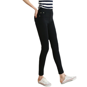 Spring New Fashion Women&#39;s Casual Black Leggings Ankle Long Slim Skinny Stretch Solid Color Pencil Pants Trousers 5XL 6XL  MartLion