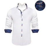 Men's Shirt Long Sleeve Cotton Red Button-down Collar Social Casual Shirts Men's DiBanGu Clothing Mart Lion CY-2211 S 