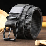 Men's Belts Army Military Canvas Nylon Webbing Tactical Belt Casual Designer Unisex Belts Sports Strap Jeans Mart Lion   