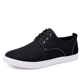 Men Casual Shoes Versatile Board Wear Resistant Street Canvas Mart Lion Black 38 