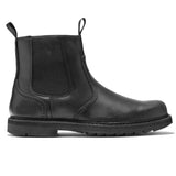 Men's Chelsea Boots Ankle Boots Wear-resistant Non-slip Leather Autumn Winter Shoes Mart Lion Black 38 