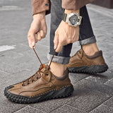 Leather Casual Shoes Breathable Sneakers Driving Loafers Moccasins