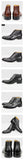 Ankle Boots Luxury Men's Lace-up style Rubber Sole Formal Crocodile Patterned Genuine Leather Dress Shoes Printing botas masculinas Mart Lion   