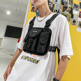  Men's Bag Casual Tactical Vest Bag Male Leisure Chest Bags Trendy Shoulder Chest Phone Purse Men's Fanny Pack Mart Lion - Mart Lion