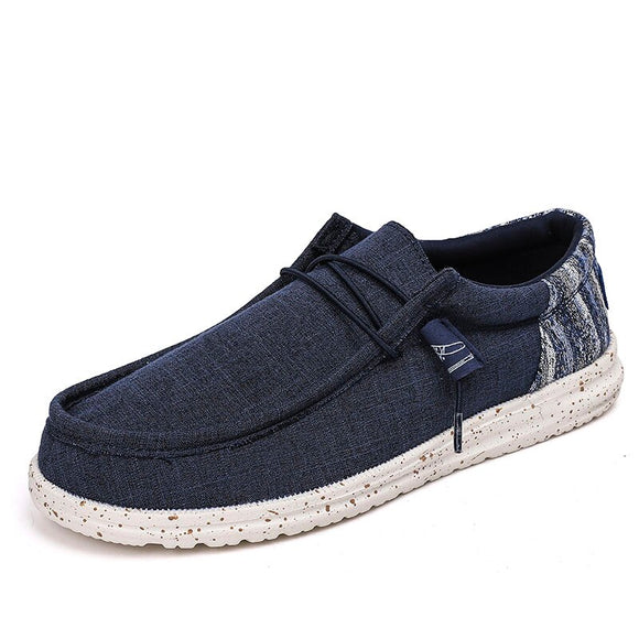  Lightweight Men's Canvas Casual Shoes Slip-on Footwear Office Dress Loafers Lazy Outdoor Sneakers Mart Lion - Mart Lion