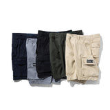 Summer Thin Men's Cargo Shorts Cotton Button Pocket Washed Comfort Casual Shorts Slim Fit Outdoor Men's Shorts Mart Lion   