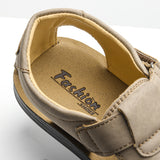 Leather Men Sandals Casual Beach Comfortable Sandals Summer Shoes Mart Lion   