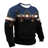 Men's T-shirt Sweatshirt Harajuku Clothes Pullover  Casual Street Loose Cotton Shirt Ethnic Pattern Vintage Winter Mart Lion D01-MY00574 2XL 