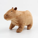 18cm Simulation Capybara Plush Toy Fluffy Capybara Doll Soft Stuffed Animal Toy Kids Toy Home Room Decor Mart Lion Auburn  
