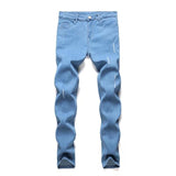 Blue Jeans Men Stretch Skinny Denim Pants Autumn Classical  Jeans Mart Lion - Mart Lion