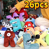 13pcs/set English Letters Alphabet Lore Plush Anime Doll Kawaii Stuffed Toys Kids Enlightenment Montessori Mart Lion   