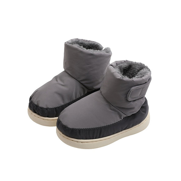 Children Winter Cotton Shoes Baby Waterproof Windproof Warm Snow Boots Boys Girls Thick Fleece Inside Short Mart Lion   