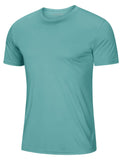 Soft Summer T-shirts Men's Anti-UV Skin Sun Protection Performance Shirts Gym Sports Casual Fishing Tee Tops Mart Lion Gray Green CN L (US M) China