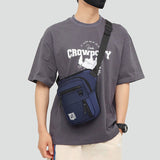 Waist Bags Men's Casual Canvas Travel Leisure Small Crossbody Bag Sport Design Men's Leg Bag Male Phone Purse Mart Lion   